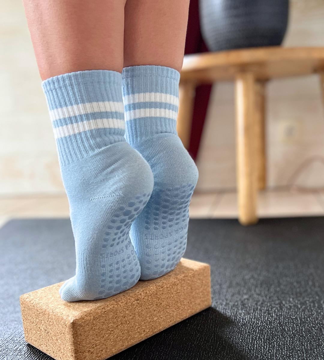 Chaussettes pilates anti-gliss'